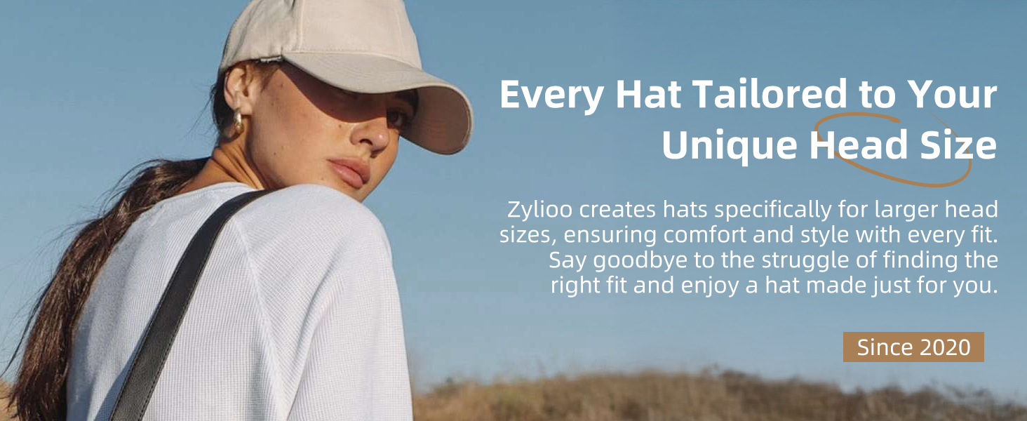 Кепка-бейсболка Zylioo XL/XXL для великого розміру голови, регульована спортивна кепка унісекс, чорна