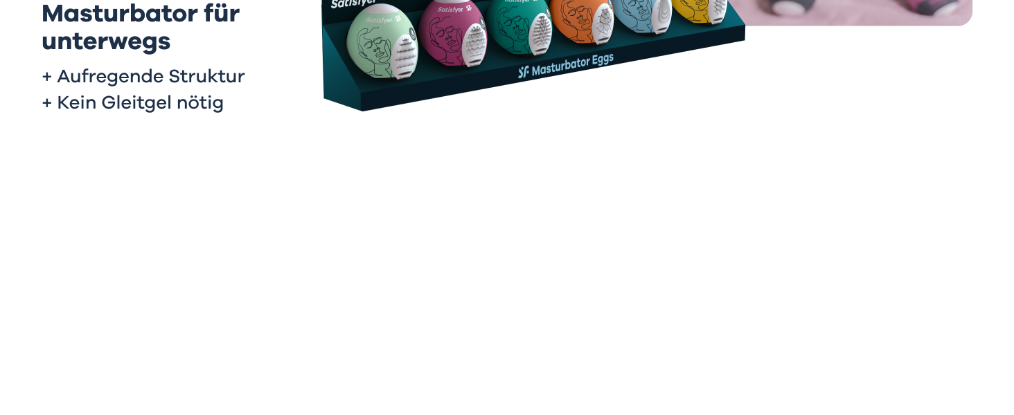 Яєчко для самостійного задоволення Satisfyer, набір 6 шт., TPE, гідроактивне, одноразове