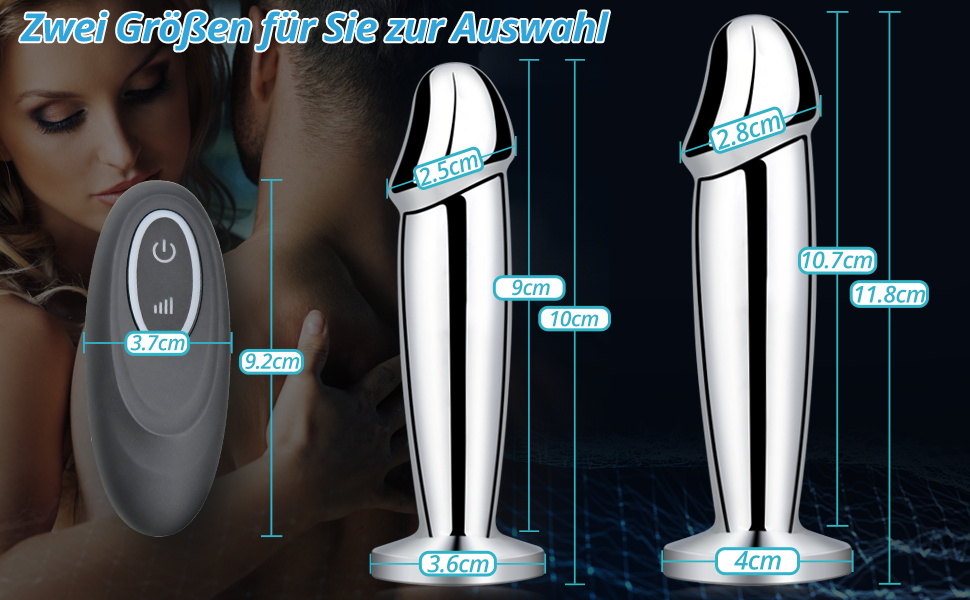 Анальний вібратор FLYTAGLE з алюмінію: 10 режимів, водонепроникний, для чоловіків, жінок та пар