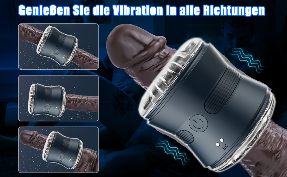 Електричний мастурбатор-чаша Sumeber з 10 вібраціями, автоматичний, для чоловіків, чорний