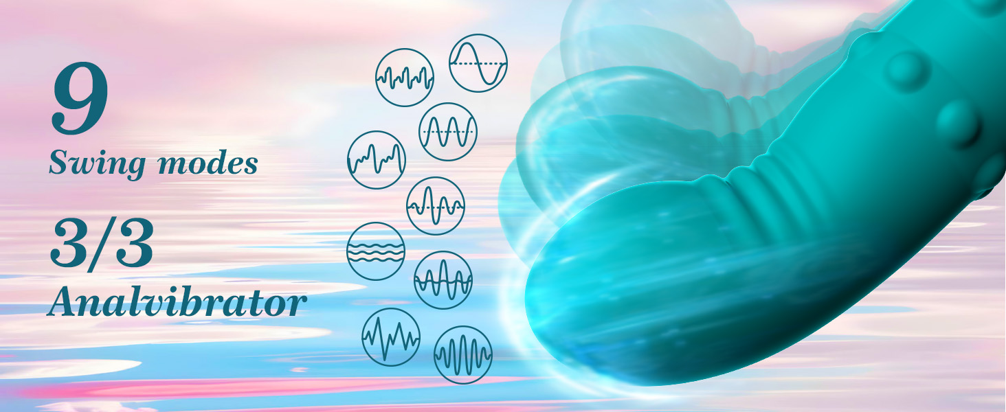 Вібратор дилда для пар, набір вібраторів для жінок G-точка, кліторальний стимулятор, 9 режимів вібрації, 23 см, XXL