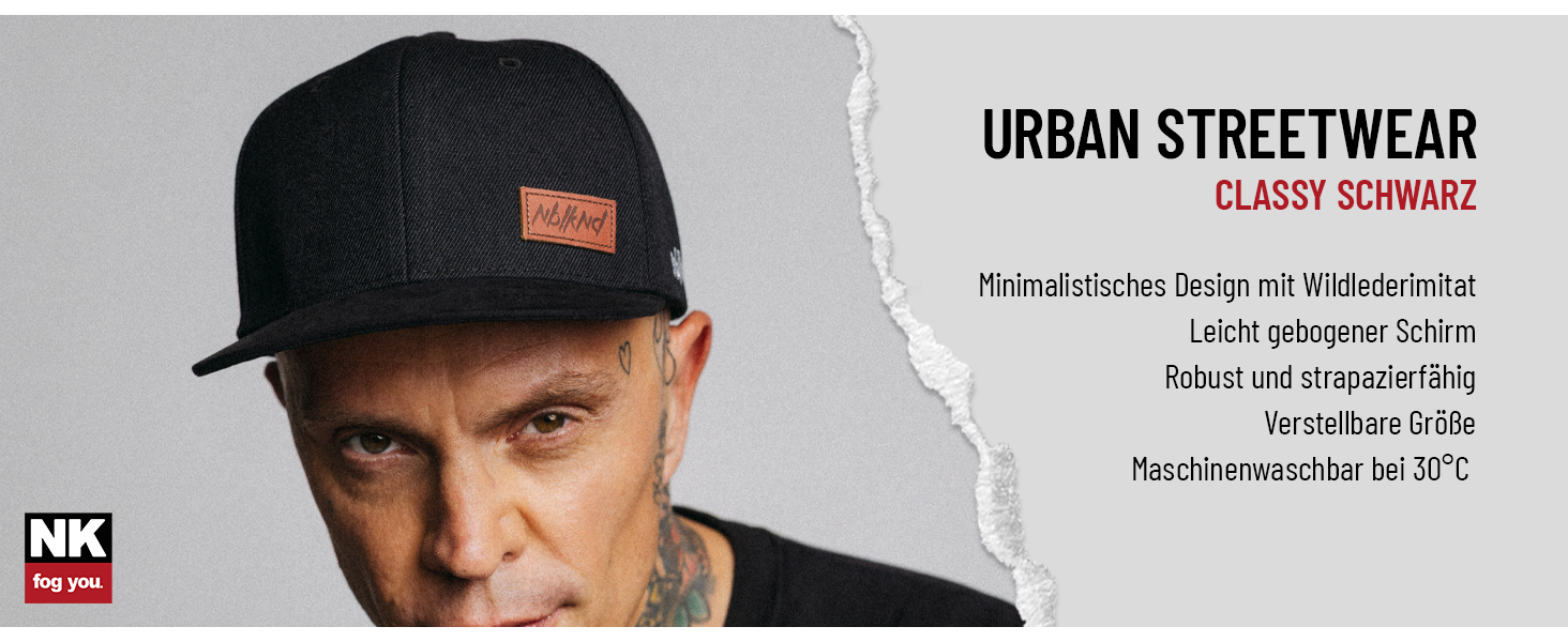 Кепка-бейсболка Nebelkind Unisex Snapback з прямим козирком та патчем, регульована, один розмір