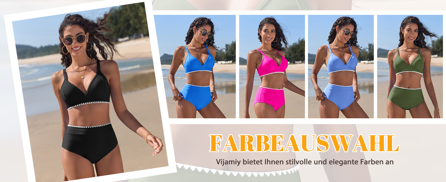 Бікіні жіночий комплект з V-подібним вирізом, двочастинний, з пуш-ап, висока талія, купальник сексуальний з білою мереживом, чорний, розмір S