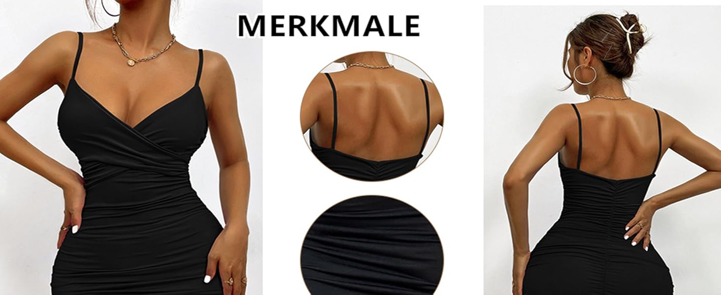 Жіноче міні-плаття на бретелях з V-подібним вирізом та відкритим спиною, червоне, розмір XS-L, для вечірок та свят