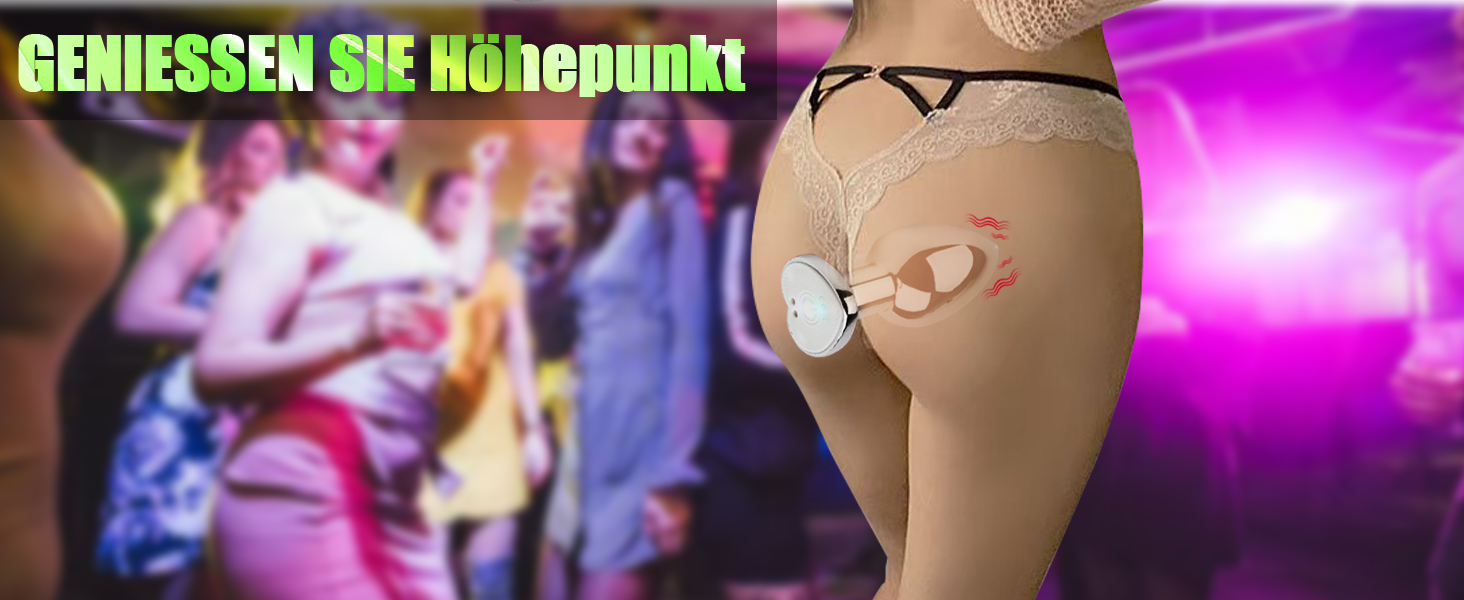 Анаlvibrator ChicLSQ з LED підсвіткою та пультом дистанційного керування Bluetooth, 9 режимів, нержавіюча сталь, для чоловіків та жінок