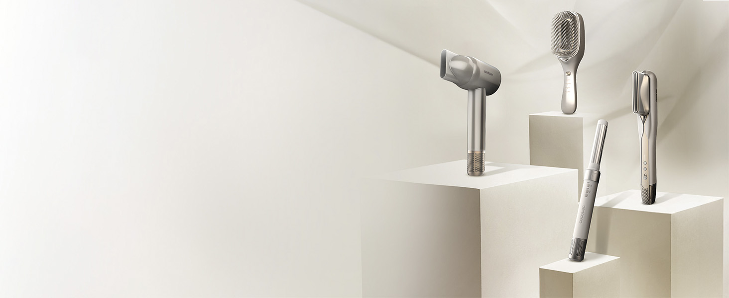 Фен для волосся Cecotec DryNova 2in1 з BLDC-мотором, 1400 Вт, сенсором температури та нано-іонізацією, чорний
