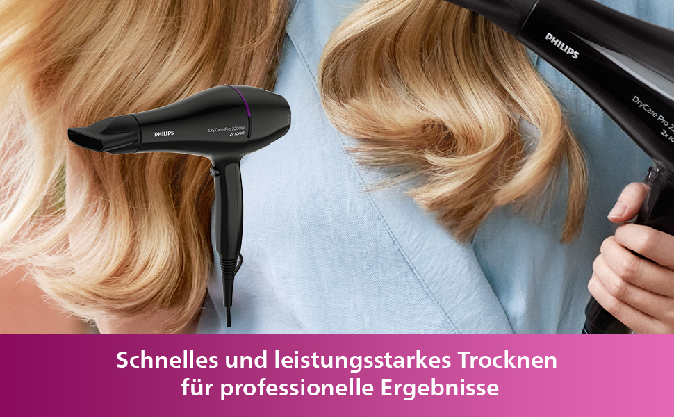 Фен для волосся Philips DryCare Pro BHD274/00 з потужним AC-двигуном, професійний
