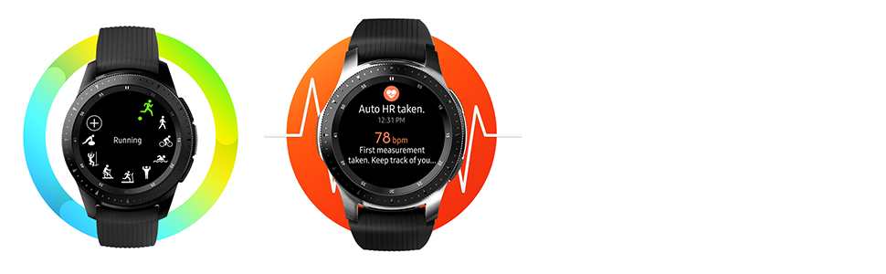Смарт-годинник Samsung Galaxy Smartwatch Bluetooth, сталевий сірий