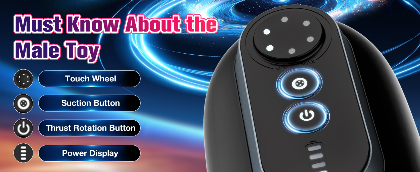Вібратор для чоловіків з 8-ю обертовими насадками та 5-ма режимами вібрації, секс-іграшка, мастурбатор з функцією керування через додаток