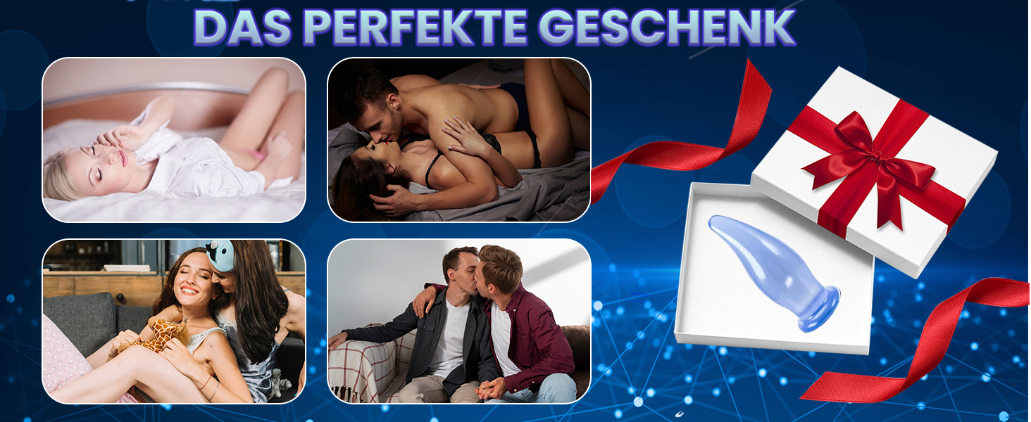 Анальний масажер Youxclian Riesen з присоском XXL, для чоловіків та жінок, блакитний