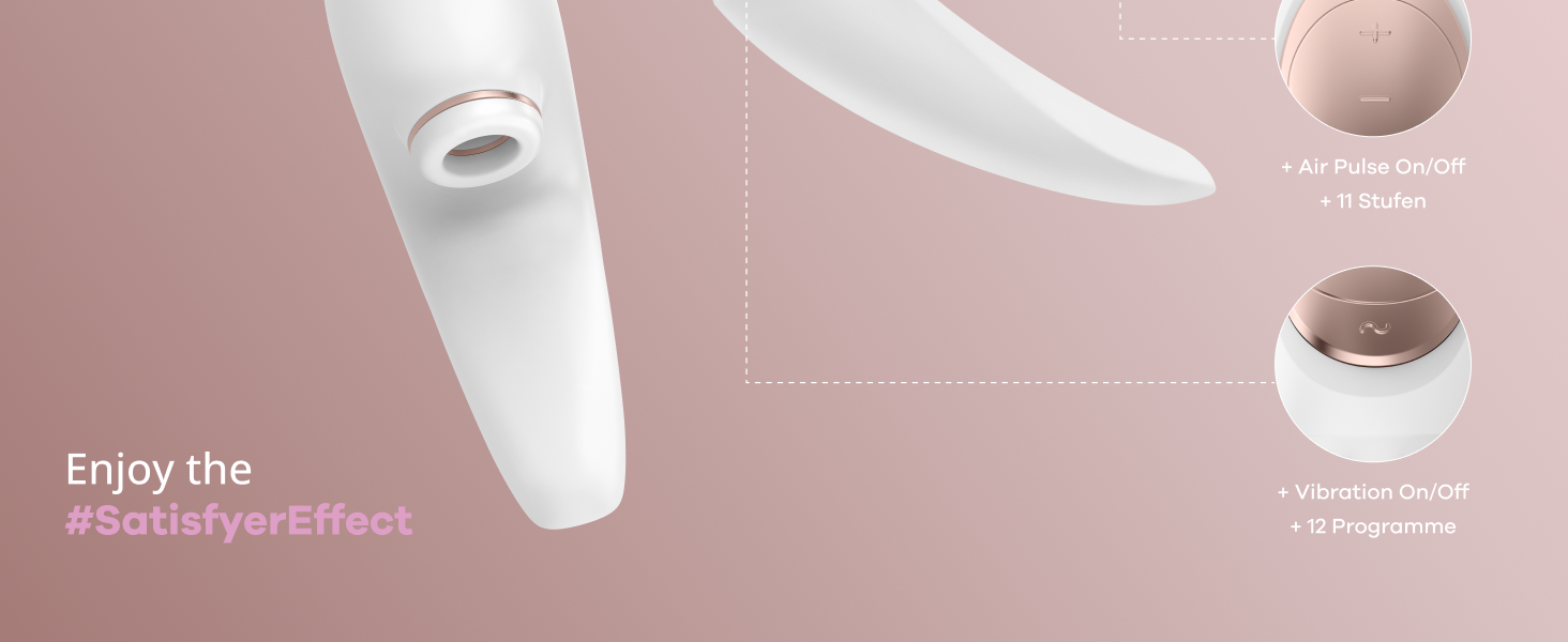 Satisfyer Pro 4 Couples: вібратор та стимуляція тими хвилями для пар | Інтимна іграшка для жінок та чоловіків | Тихий та потужний вібратор