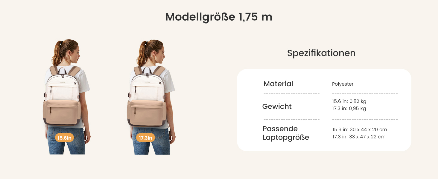 Жіночий рюкзак LOVEVOOK для ноутбука 15.6 дюймів, шкільний та робочий рюкзак для підлітків та студенток, легка сумка для подорожей, зелено-білий, розмір M