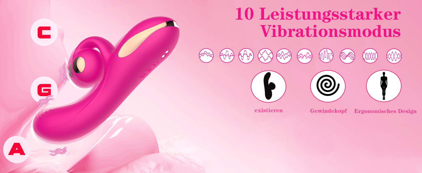 Вібратор для жінок PLNTLEvibration: 10 режимів, стимуляція клітора, для пар