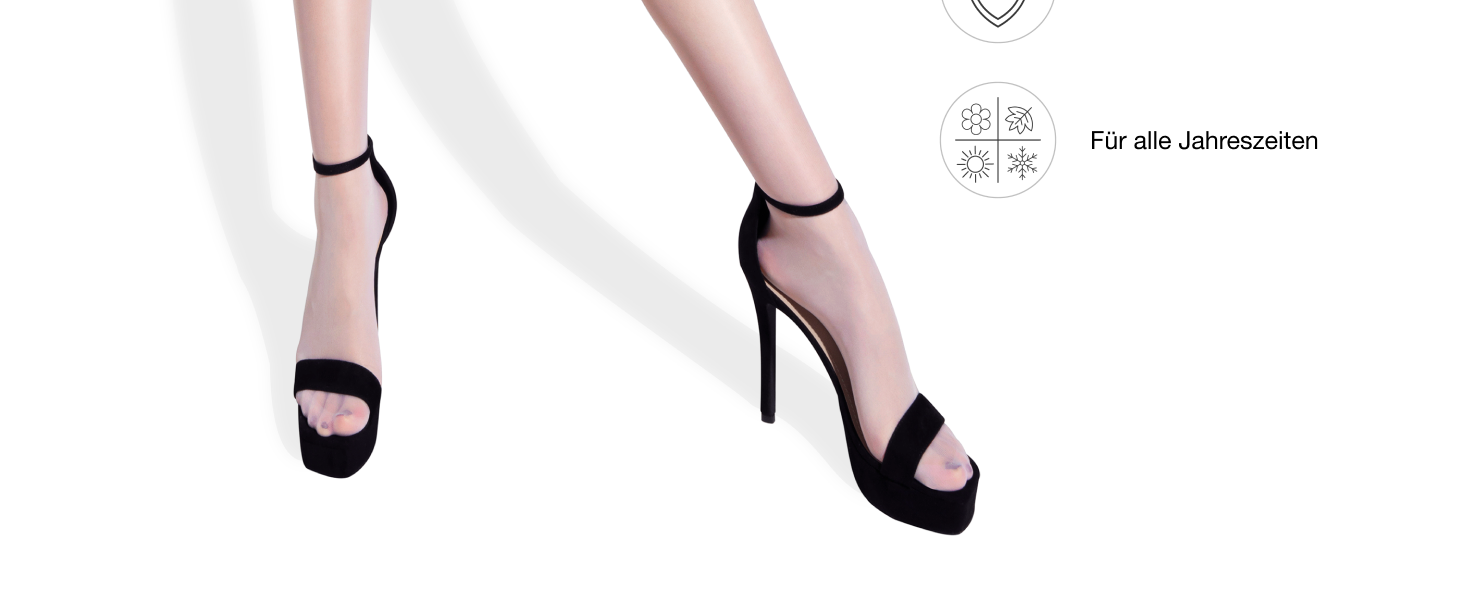 Нейлонові панчохи Softy Strapsstrümpfe для ремінця, 15 DEN, червоний, 3XL