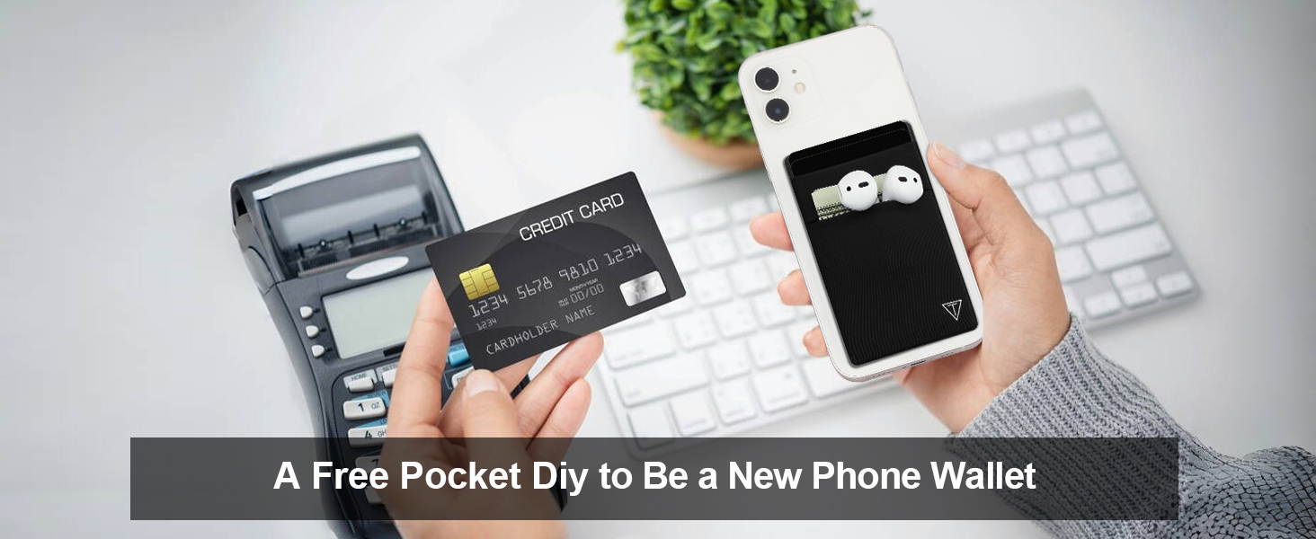 Мінімалістичний RFID гаманець-картхолдер TOYFID з Pop-up механізмом та відділенням для монет, чорний