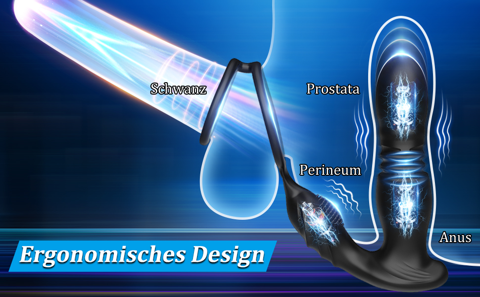 3-в-1 вібратори для анал, масажер простати для чоловіків, секс-іграшки для жінок з 10 режимами вібрації та телескопічною конструкцією