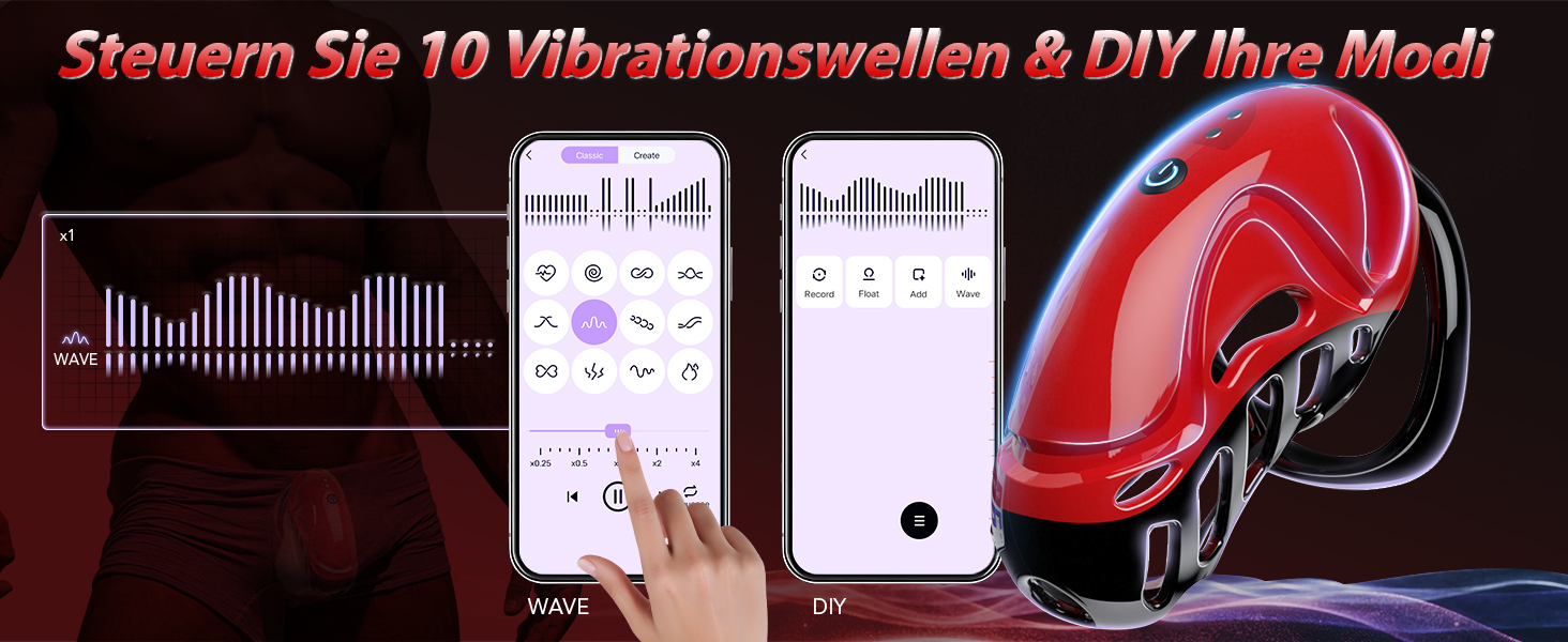 Кагець для кастрації чоловіків - пристрій для сексуальних ігор, SM-фетиш, фіксація пеніса, кагець, ремені для фіксації пеніса, 5 розмірів, кільця для пеніса, 2 ключі та 1 замок