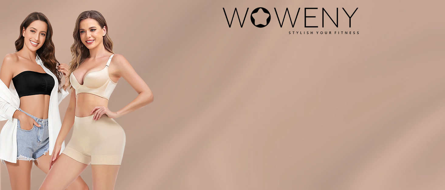 Трикутник бюстгальтер WOWENY без кісточок, бралетт, безшовний, з м'якими чашечками, для топу, бюстгальтер V-подібного вирізу, з подовжувачем, бежевий, розмір S