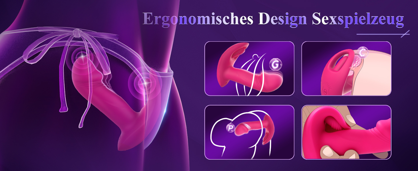 Інтимні іграшки для пар EAWESION: вібратор-аналізатор, масажер для жінок, 9 режимів, стимулятор G-точки та клітора, червоний