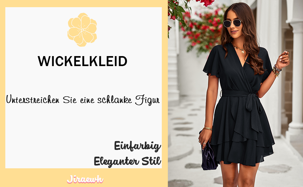 Сукня-туніка з шифону, коротка, з V-подібним вирізом, на короткий рукав, літня, однотонна, елегантна, з рюшами, міні, повсякденна, трапецієподібна, з високою талією, для вечірок, сукня-кокетка з поясом, колір вишневий, розмір S