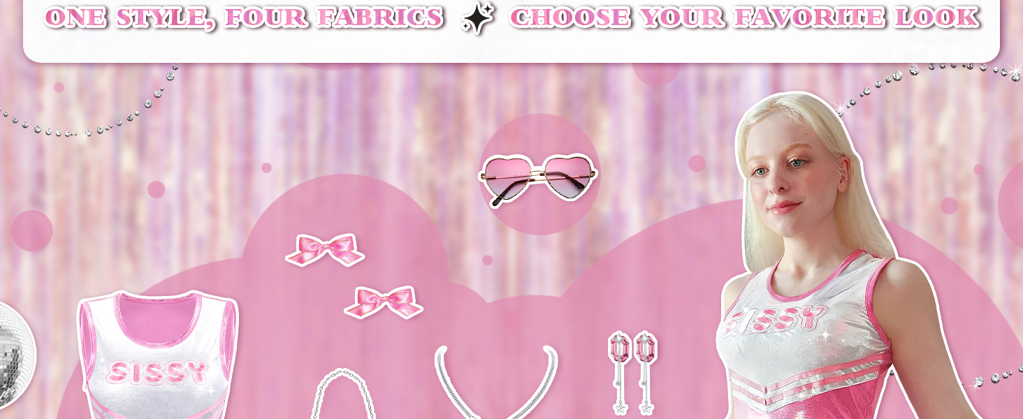 Комбінезон без рукавів LittleForBig для жінок, стилі челіст, сісі, блискучий металік, облягаючий міні-плаття рожевого/пурпурного кольору (рожевий, XS)