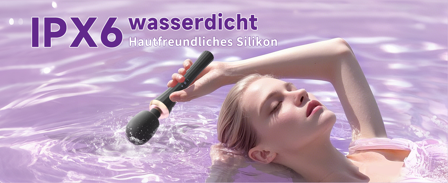 Вібратор з гнучким наконечником для жінок та пар: 5 частот, 3 інтенсивності, IPX6, чорний