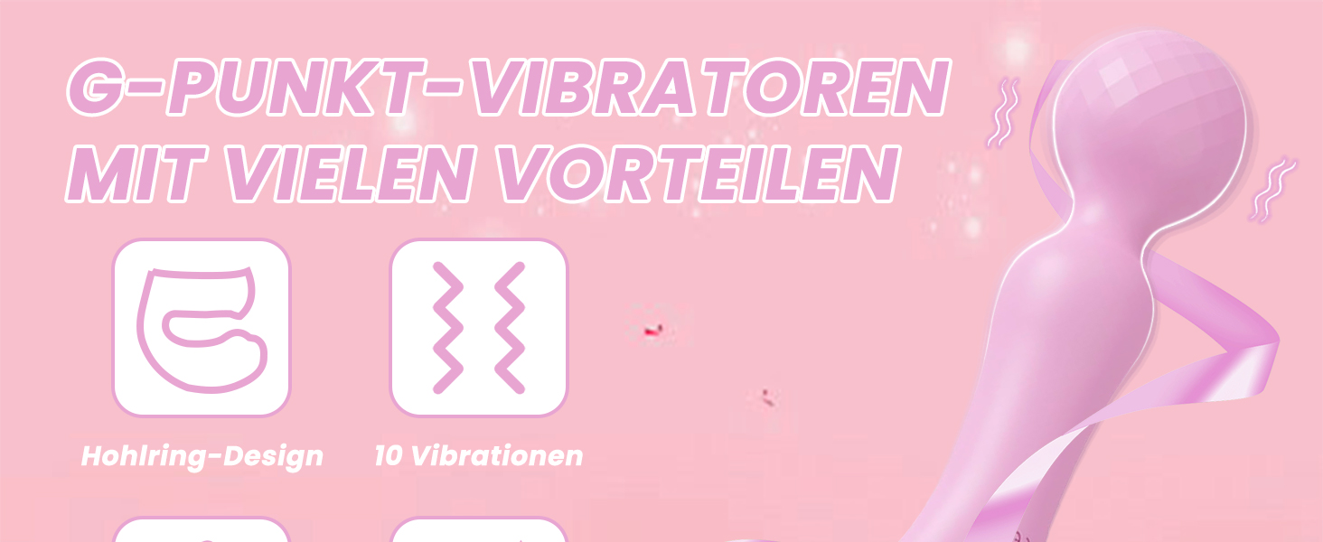Вібратор для жінок ChicLSQ 2025 з 20 режимами вібрації (10+10), потужний та тихий, для особистого задоволення та парних ігор