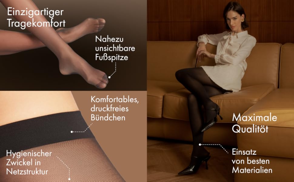 Шкарпетки-шкарпетки Falke x Kaviar Gauche для жінок, прозорі, розкішні, для весілля, без гумки, з тонким швом на кінчику, м'яка тканина, 1 шт, білий перламутр 2036 Lace (S, чорний 3009 Love)