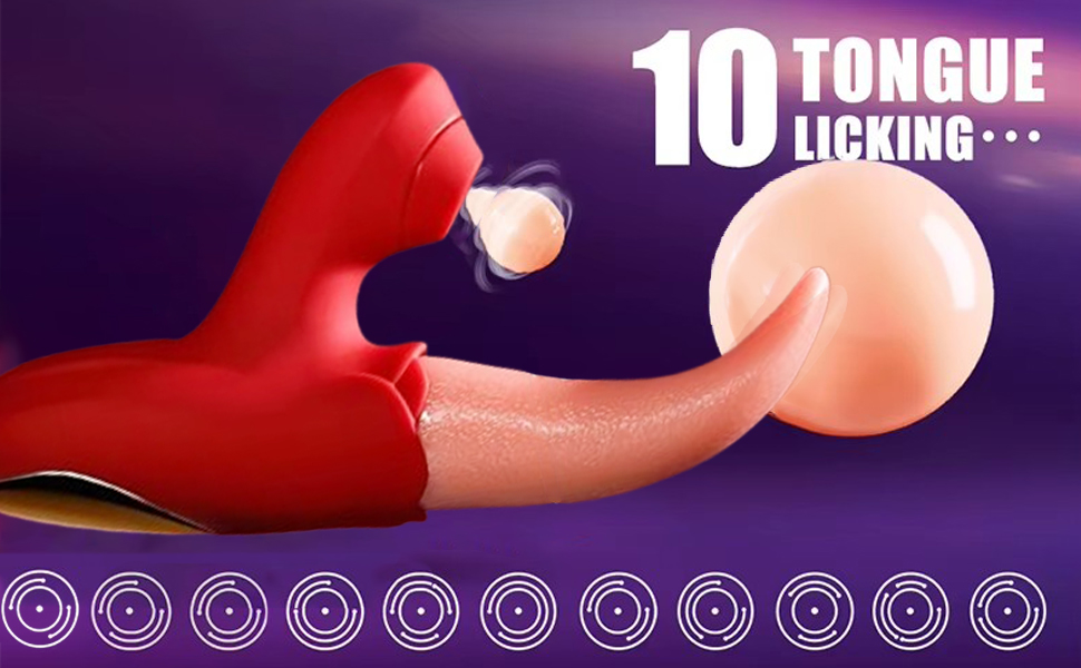 Вібратор для клітора та сосків Guspiun з функцією лизання та масажу G-точки. Іграшка для дорослих, для жінок та пар.