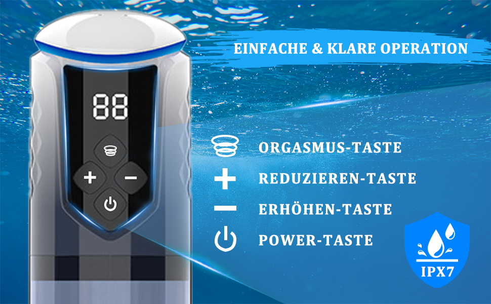 Електрична помпа для збільшення пеніса PINTLE з 5 режимами вакууму - для чоловіків