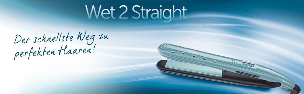 Випрямляч для волосся Remington Wet2Straight S7300 для вологого та сухого волосся, з LCD-дисплеєм та антифриз-ефектом, 140-230°C