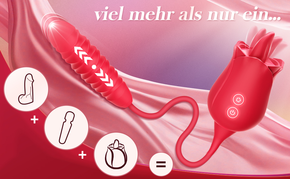 Вібратор для жінок: 3-в-1 з 10 функціями, анальний вібратор, секс-іграшка для пар