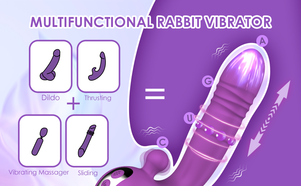 Вібратор для жінок G-Spot Klitoris, сексуальні іграшки для жінок з 10 функцій вібрації, телескопічний вібратор, набір вібраторів для жінок та пар, анальний вібратор, мастурбатор сексуальні іграшки