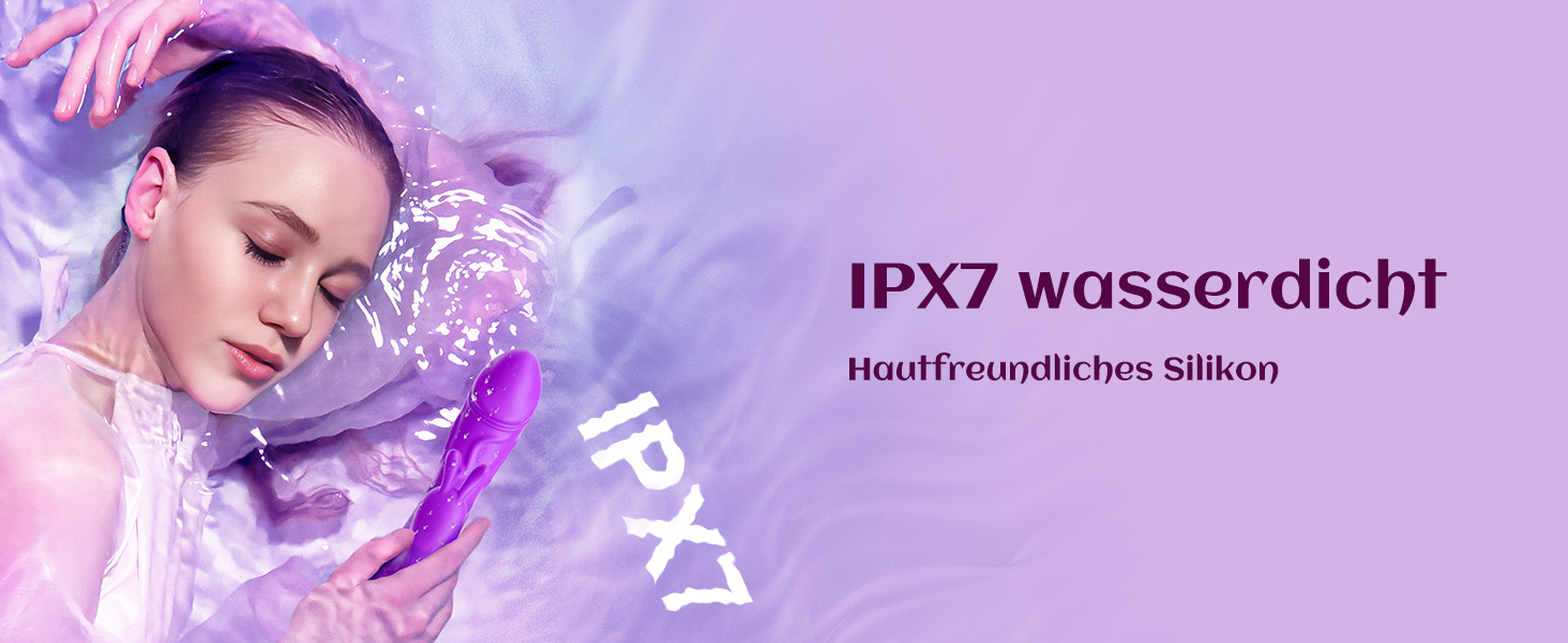 Вібратор для жінок Гобокен: кролик з 10 режимами вібрації, G-точка, кліторальний та анальний вібратор, для пар та індивідуального використання