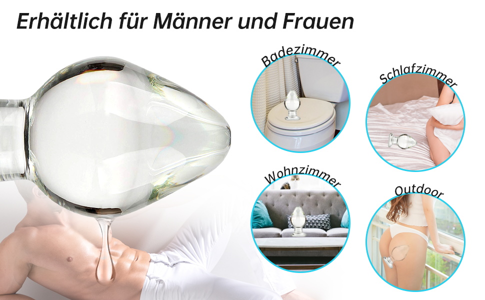 Анальний розширювач SXOVO Anapug 7,34 см - іграшка для пар, прозора, 1 шт.