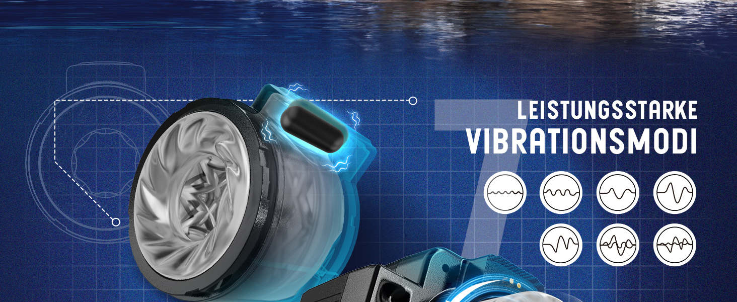 Електричний мастурбатор для чоловіків з 7 телескопічними та обертовими функціями, 7 режимів вібрації, компактний мастурбатор для соло-ігри