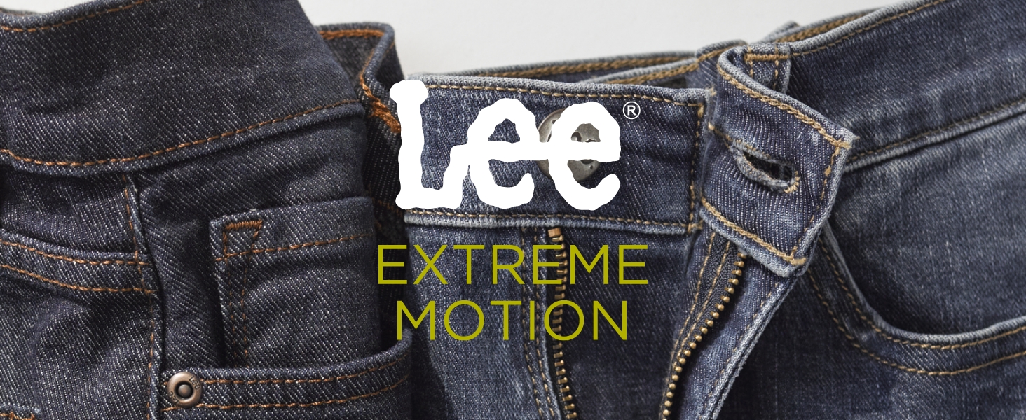 Чоловічі джинси LEE Maddox Regular Straight Fit Extreme Motion, сині
