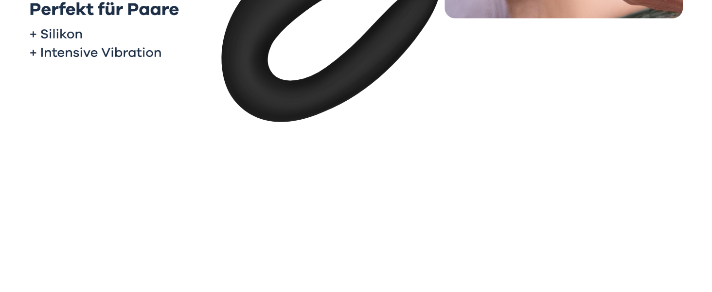 Satisfyer Double Joy Connect App - парний вібратор для пар | Керування через додаток | Чорний | 9 см