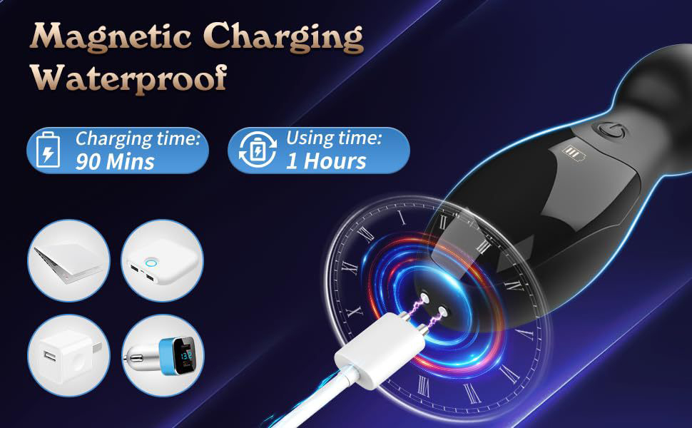 Анальні вібратори з силікону Kuaecr: масажер для стимуляції G-точки та простати, 9 режимів вібрації, для жінок та чоловіків