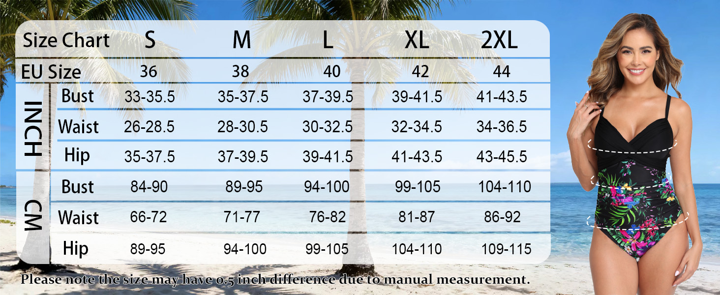 Купальник жіночий Halcurt з животом, з чашками, з драпіруванням, суцільний, з V-подібним вирізом, чорний у горошок, S-XXL