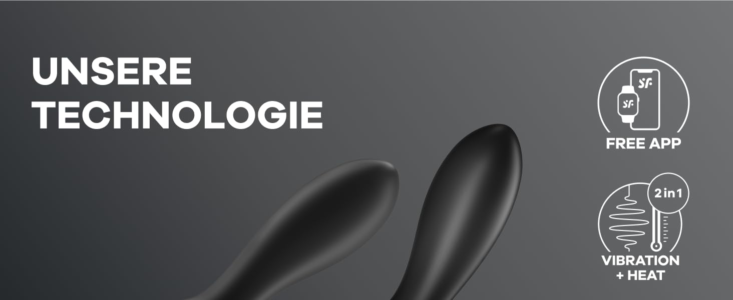 Satisfyer Heat Climax Connect - аналізатор з нагрівом та керуванням через додаток | Інтимна іграшка для ануса | Унісекс | 20,5 см