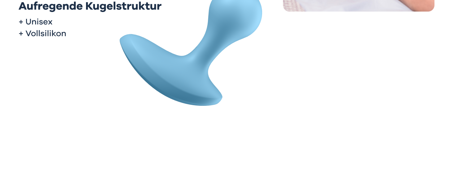 Анальні вібратори Satisfyer Deep Diver Connect App Bluetooth | З керуванням через додаток | Силікон | Водонепроникний IPX7 | Масаж простати для чоловіків та жінок | Компактний та дискретний | З вібрацією | Колір: Синій, Одиничний розмір