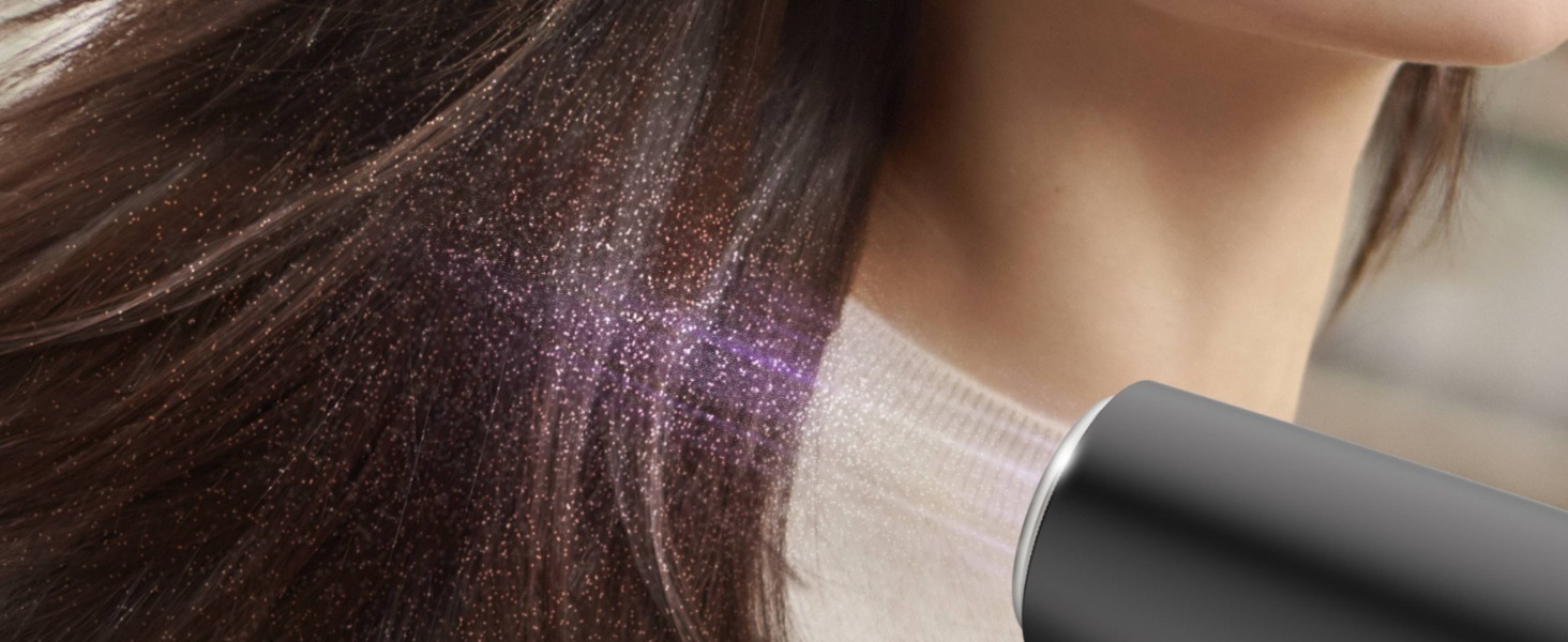 Фен для волосся Philips 5000 Series BHD510/00, 2300 Вт, ThermoShield, іонізація, дифузор та насадки для стайлінгу, Metallic-Blau