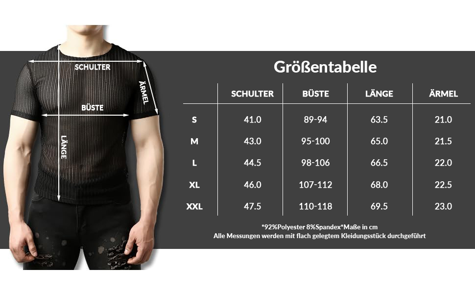 Чоловіча футболка JOGAL з сіткою, облягаюча, короткий рукав, чорна