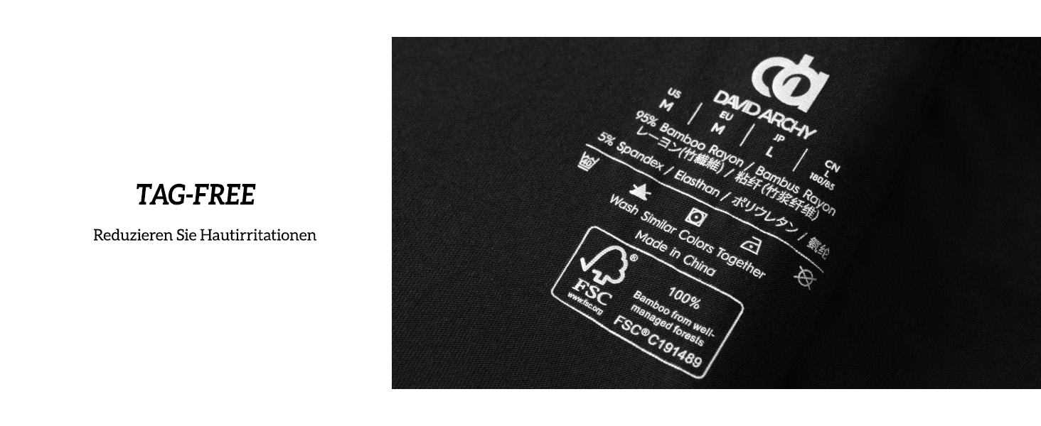 Чоловічі труси DAVID ARCHY (4 шт.) з бамбукової віскози, XL, сірі