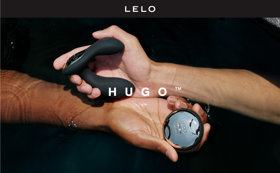 Вібратор для простати LELO HUGO - дистанційне керування, чорний