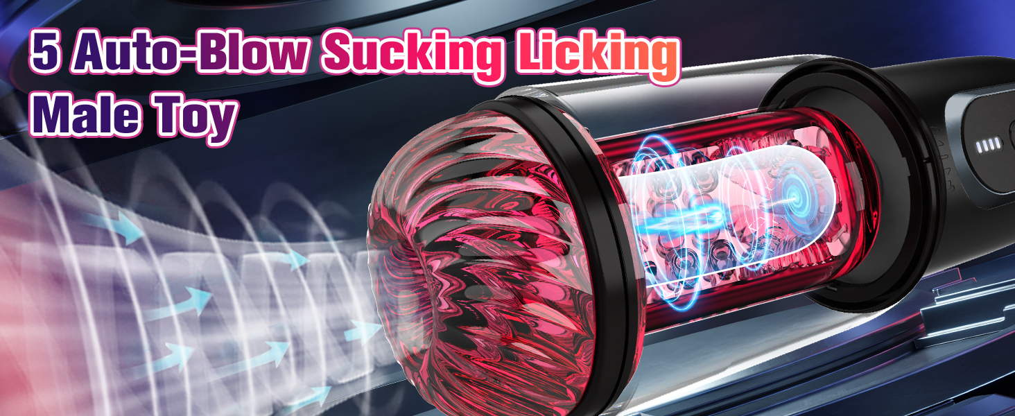 Вібратор для чоловіків з 8-ю обертовими насадками та 5-ма режимами вібрації, секс-іграшка, мастурбатор з функцією керування через додаток