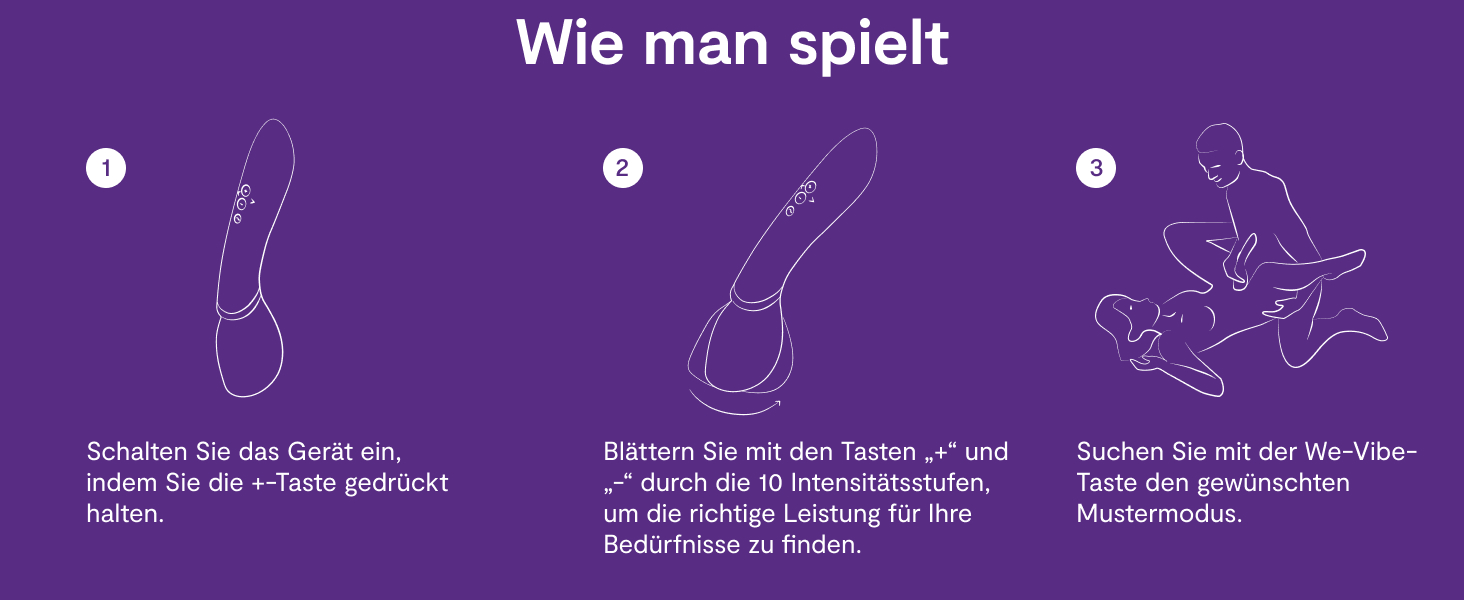 We-Vibe Wand 2: Масажер-вібратор для жінок - бездротовий, з керуванням через додаток, 10 рівнів інтенсивності, тихий, водонепроникний, перезаряджається. Колір: фіолетовий