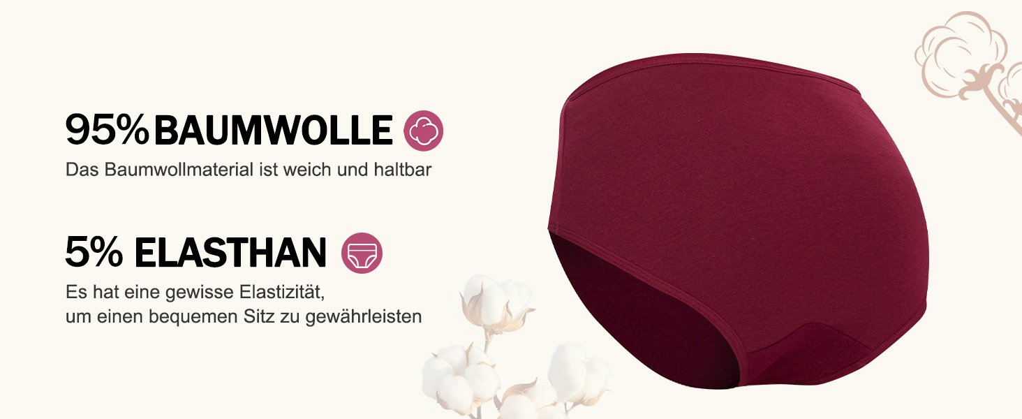 Бобель: 5 трусиків для жінок, бавовна, дихаюча підбірка, комфортні труси, м'які, еластичні (S-XXL) чорного кольору