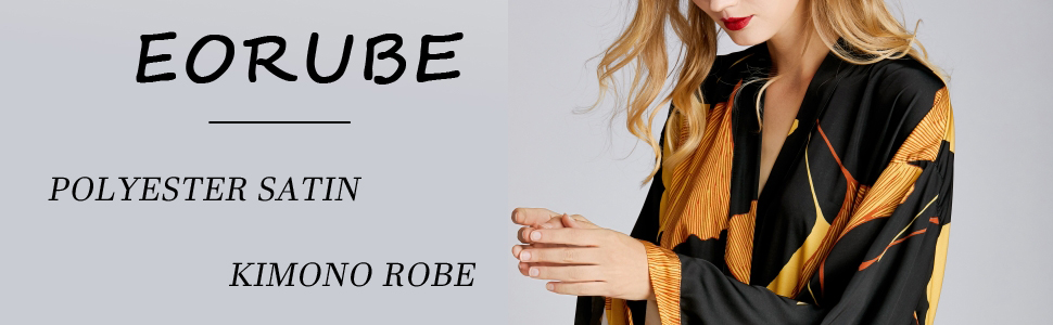 Жіночий халат-кімоно з довгим рукавом з атласу, принт листя гінкго, для нареченої/свідки, універсальний розмір, чорний